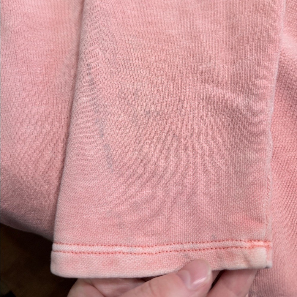 *SOLD* Anthropologie Pilcro Pink 100% Cotton Sweatshirt - Women's Medium Petite - Picture 10 of 10